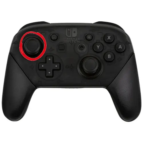 Cambio joystick izquierdo mando Pro Nintendo Switch